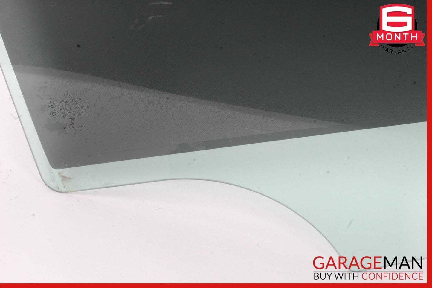 15-21 Mercedes W205 C300 C400 Rear Right Side Door Window Glass OEM