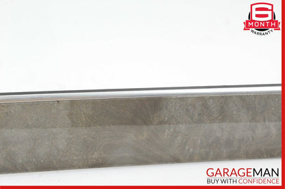 10-13 Mercedes W212 E350 Front Center Dash AC A/C Air Vent Trim Assembly Wood