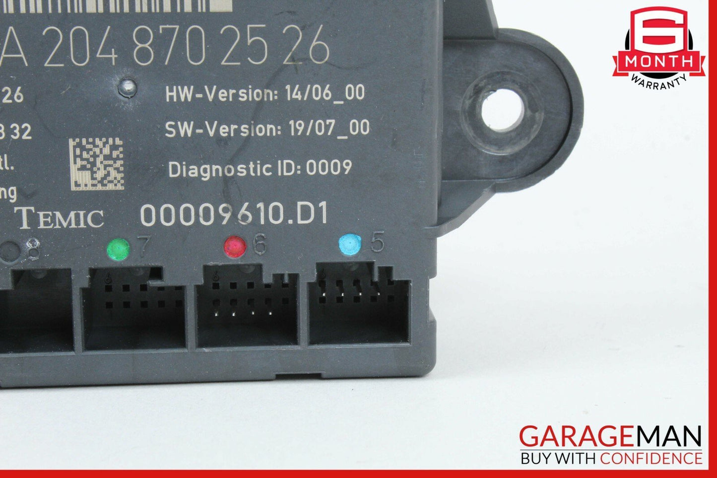 08-18 Mercedes W204 C63 AMG GLK350 Rear Right Side Door Control Module OEM