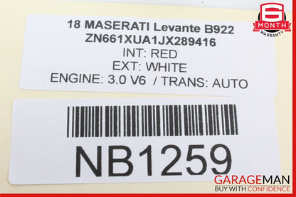 17-20 Maserati Levante M161 Temperature A/C Climate Control Module Unit OEM