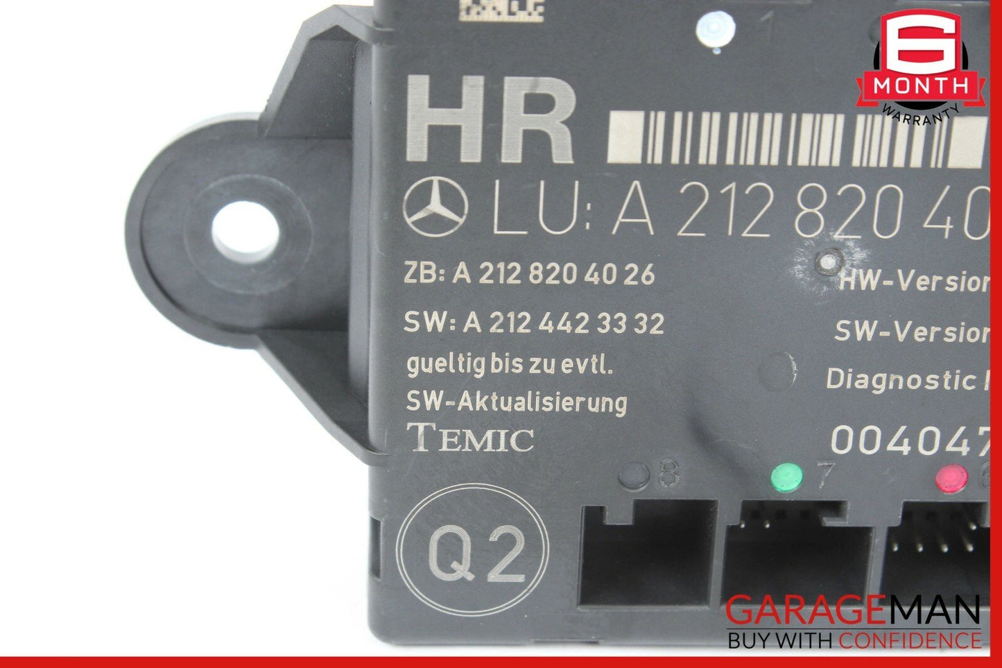 08-14 Mercedes W212 E350 C350 Rear Right Side Door Control Module OEM