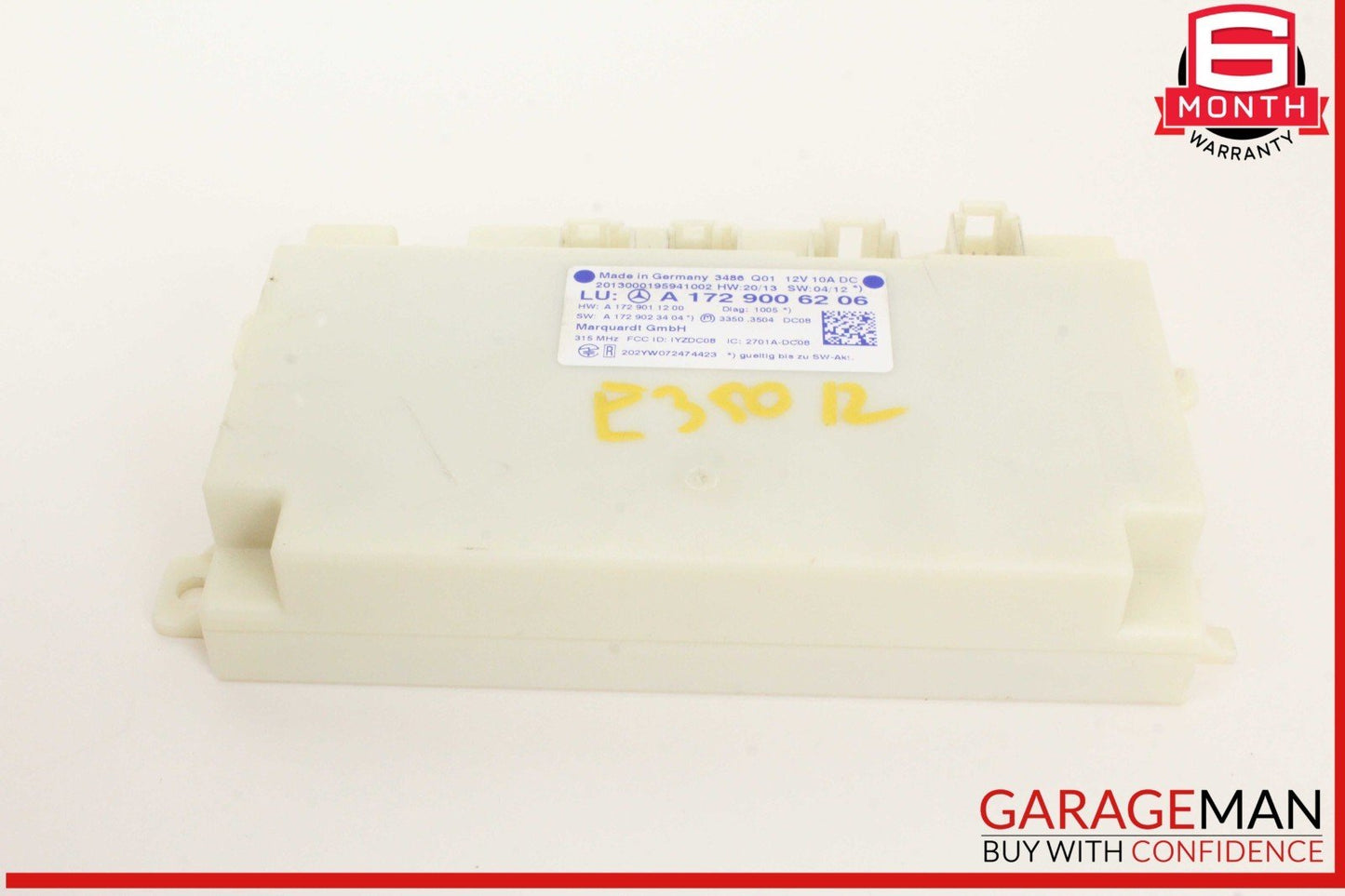 10-15 Mercedes W212 E350 C300 Keyless Go Entry Control Module 1729006206 OEM
