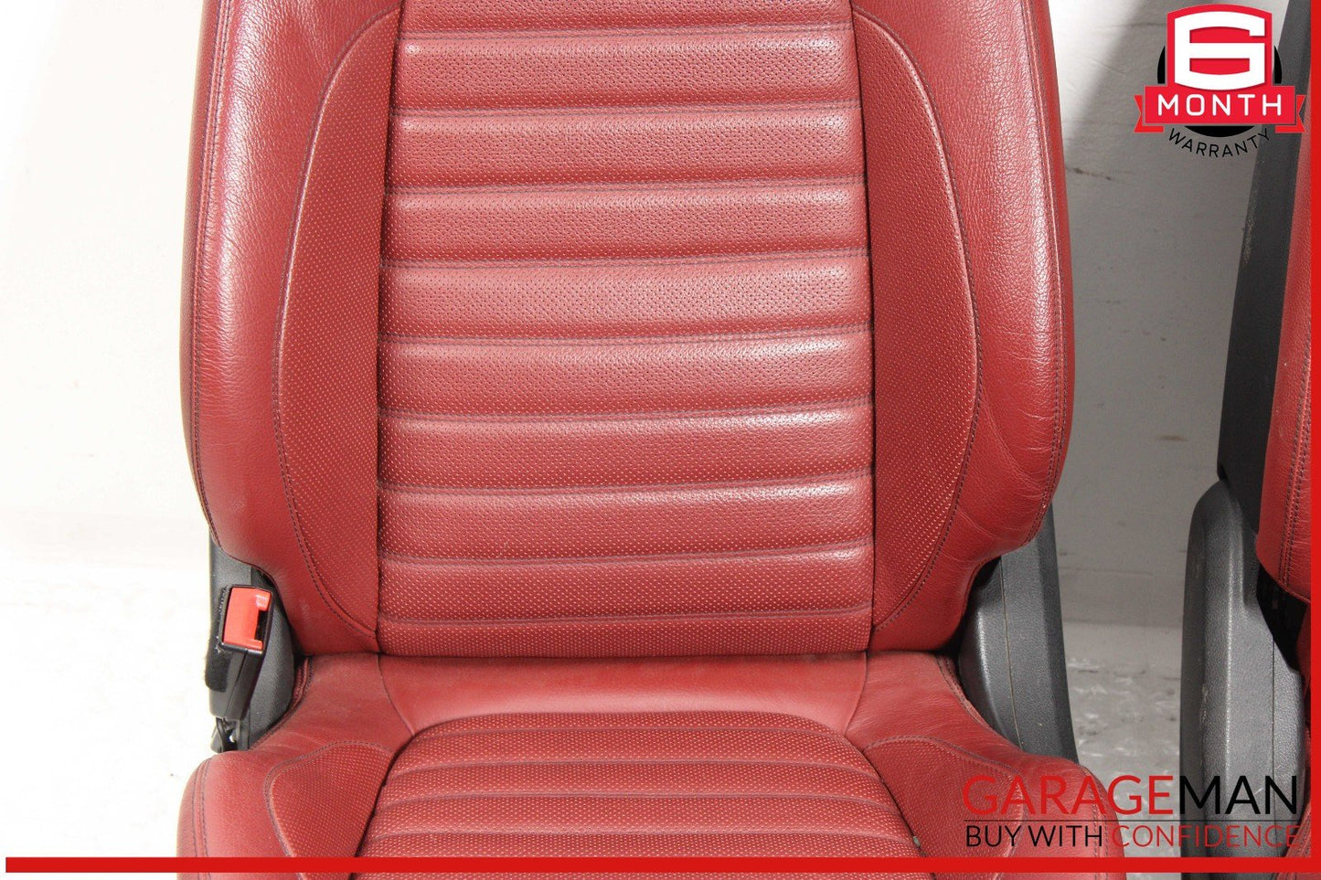 19-22 Mercedes W205 C300 Front & Rear Seats Seat Cushion Assembly Red OEM