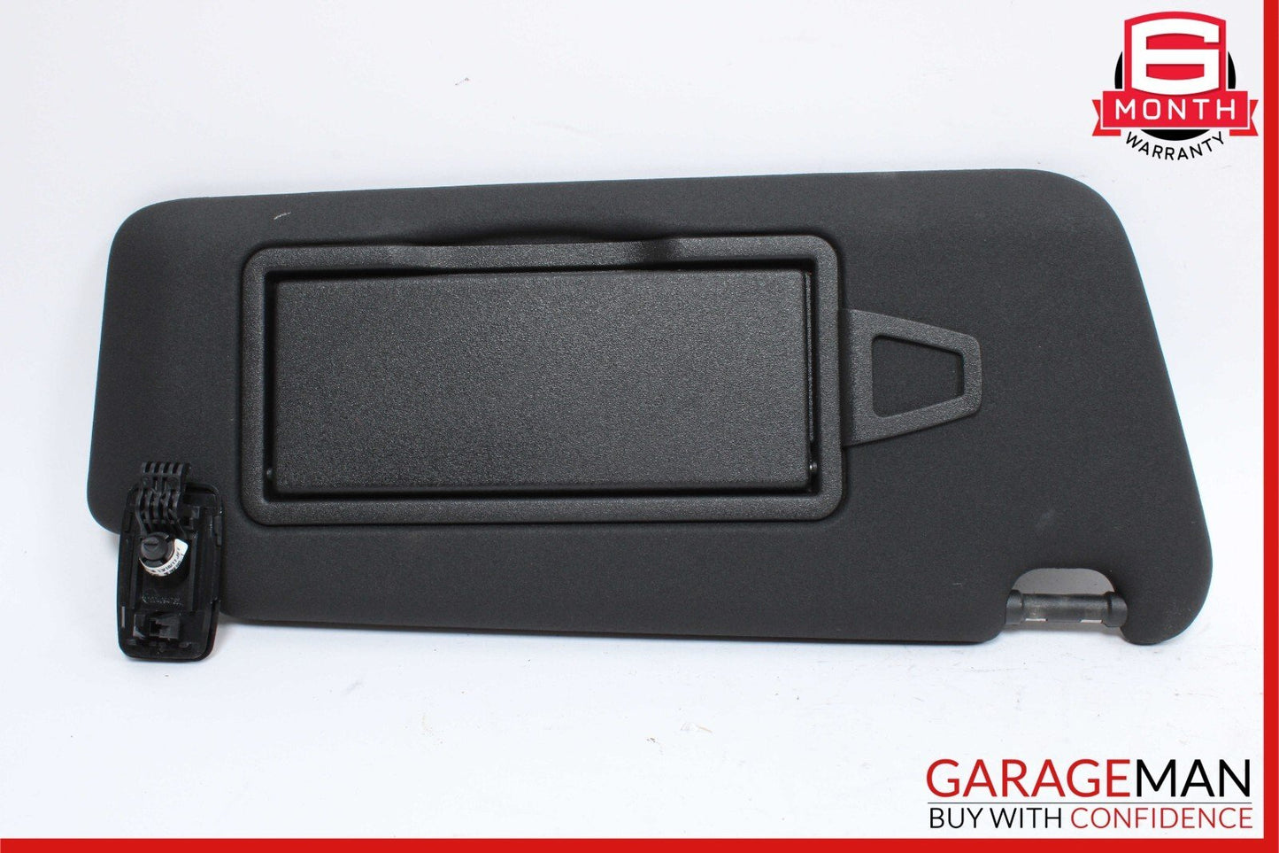 08-14 Mercedes W204 C250 Front Right Side Sun Visor Sunvisor Shade Black OEM