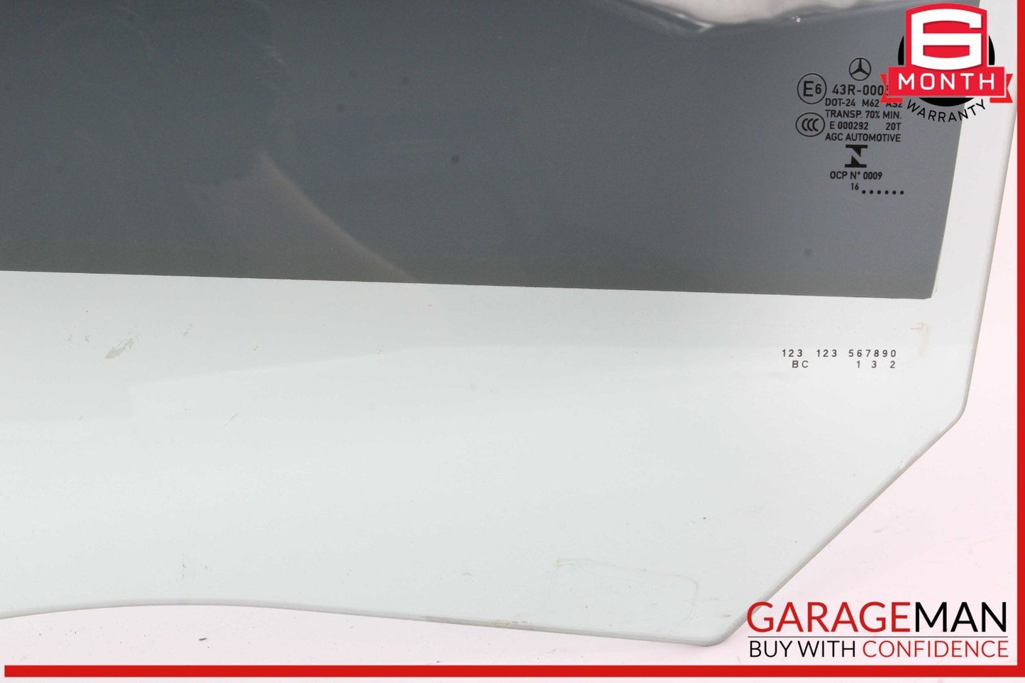 14-18 Mercedes W117 CLA250 Rear Left Driver Side Door Window Glass OEM