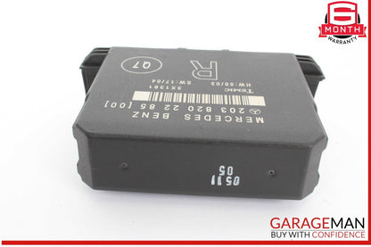 01-07 Mercedes W203 C350 Sport Rear Right Side Door Control Module 2038202285