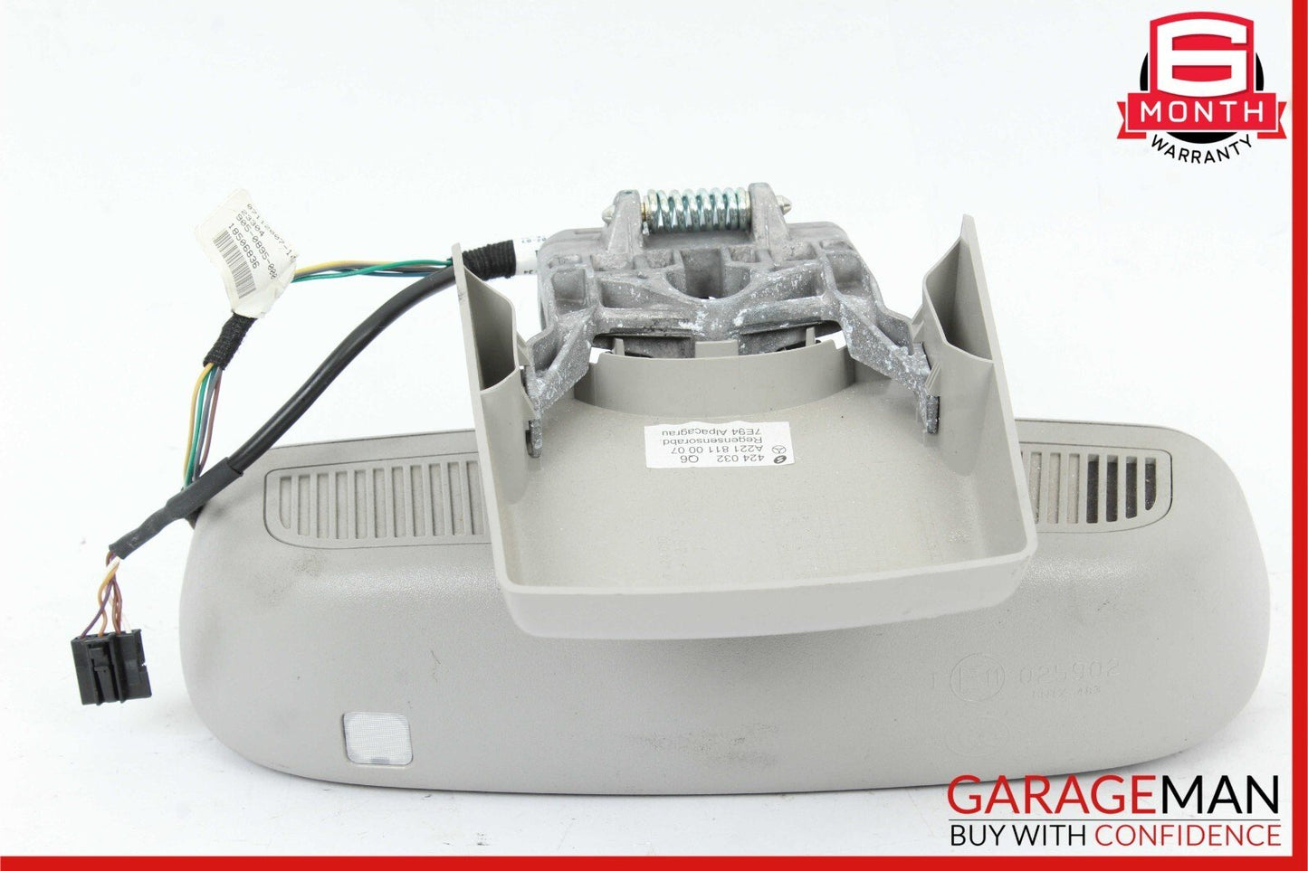 07-09 Mercedes W221 S550 S450 S63 AMG Interior Rear View Mirror 2218110007 Grey