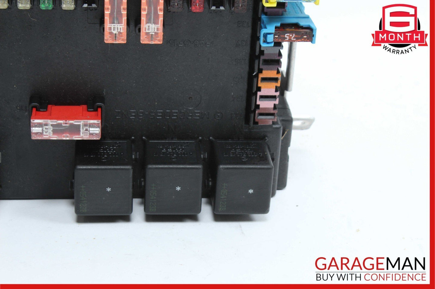 07-13 Mercedes W221 S550 CL65 AMG Rear Trunk Fuse Box Relay Block 2215402550 OEM