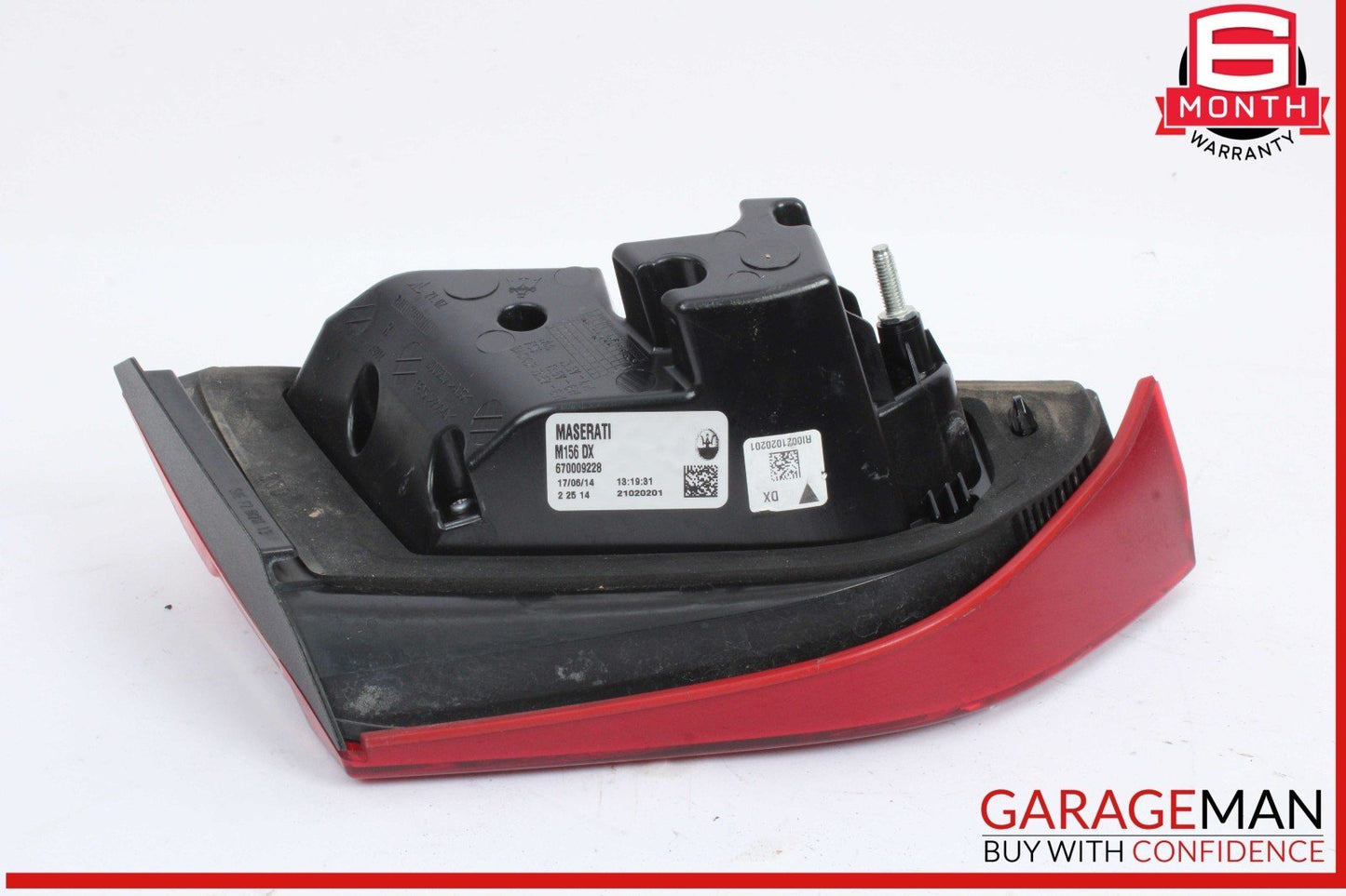 14-20 Maserati Quattroporte S Rear Right Side Inner Tail Light Lamp OEM