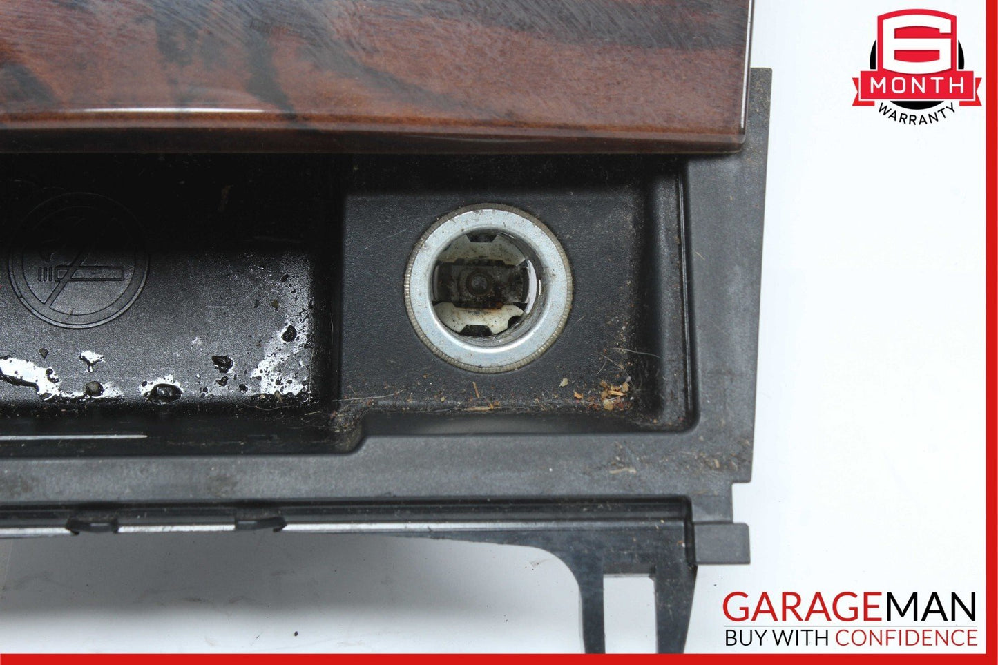 08-17 Mercedes X204 GLK350 Center Console Ashtray Ash Tray Compartment Wood OEM