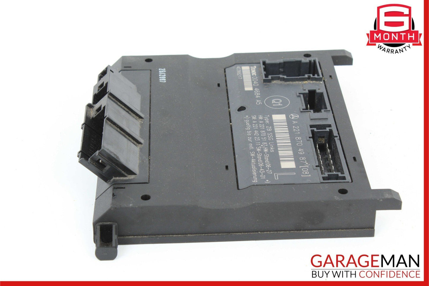 07-13 Mercedes W221 S550 S400 S63 AMG Front Left Side Under Seat Controller Unit