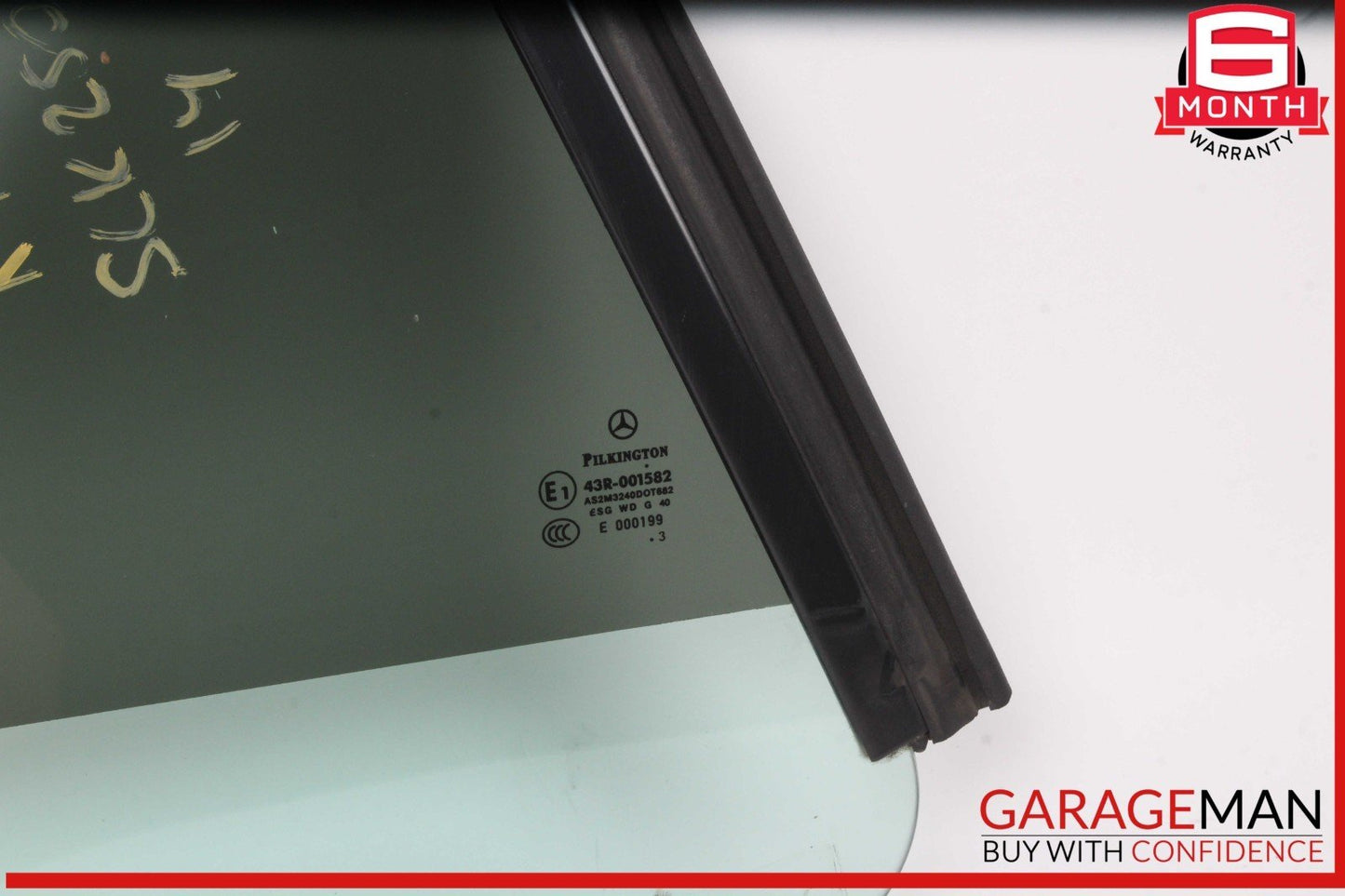 12-20 Mercedes R172 SLK250 Rear Right Passenger Side Quarter Window Glass OEM