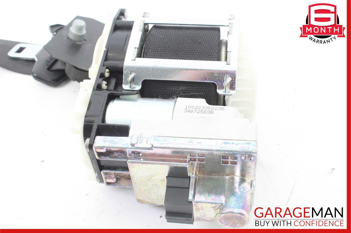 06-12 Mercedes W164 ML550 Front Left Side Seat Belt Seatbelt Retractor Black OEM