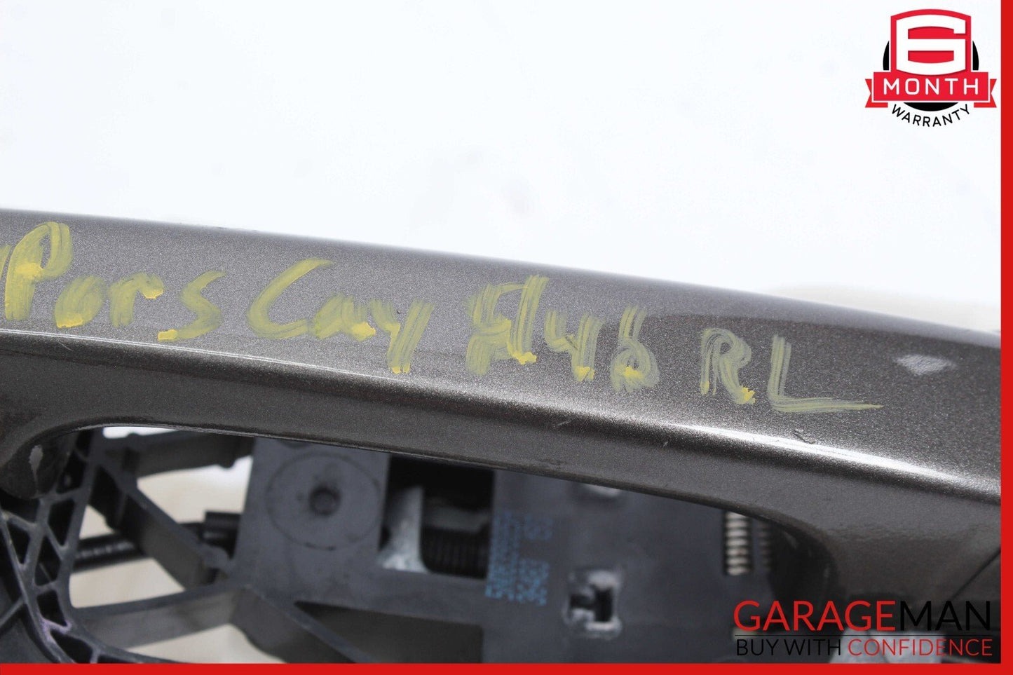 11-18 Porsche Cayenne 958 Hybrid S Rear Left Side Exterior Door Handle OEM