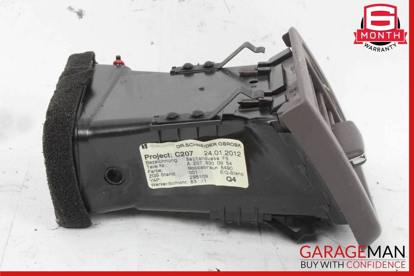 10-13 Mercedes W207 E350 Front Left Dash AC A/C Air Vent Trim Grille Cover OEM