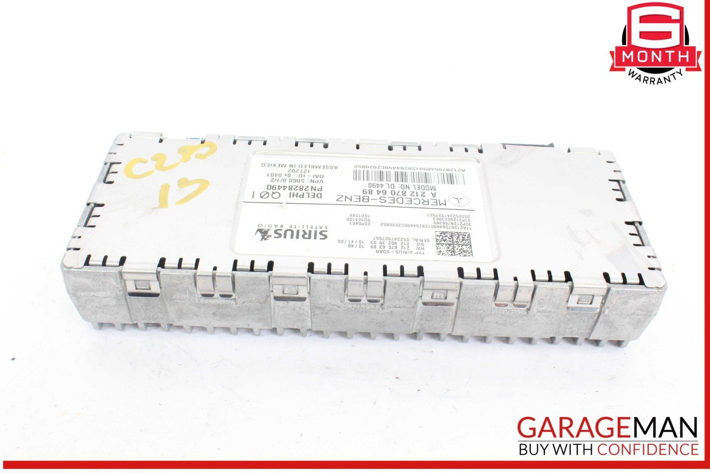 12-14 Mercedes W204 C250 GLK350 Sirius Satellite Radio Receiver 2128706489 OEM