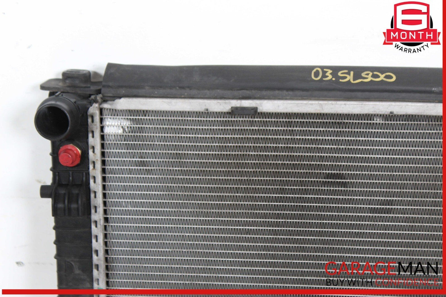 03-08 Mercedes R230 SL500 Engine Radiator A/C AC Condenser Oil Cooler Assembly