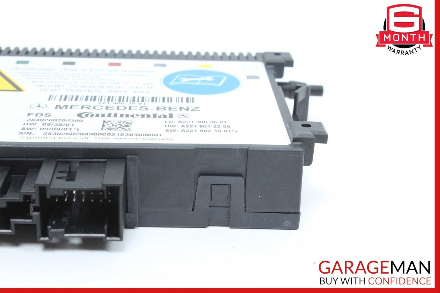 07-13 Mercedes W221 S550 S63 AMG Front Right Seat Dynamic Lumbar Control Module