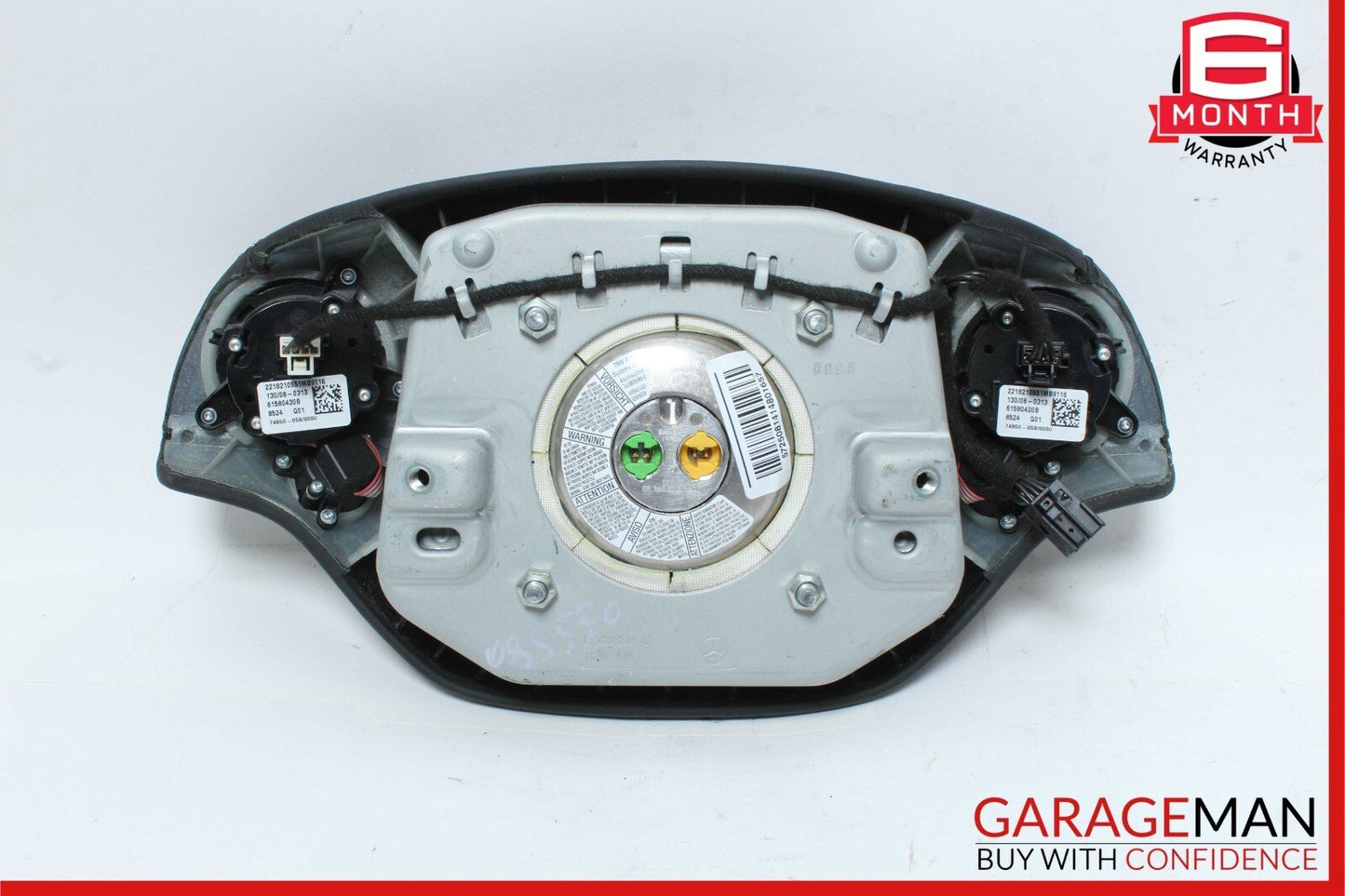 07-10 Mercedes W221 S550 S450 CL500 CL550 Steering Wheel Airbag Air Bag Black