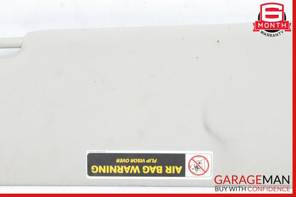01-07 Mercedes W203 C230 Front Right Side Sunvisor Visor Sun Shade Sunshade Gray