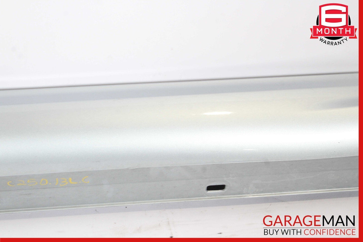 12-14 Mercedes W204 C250 Coupe AMG Sport Left Rocker Panel Side Skirt Silver