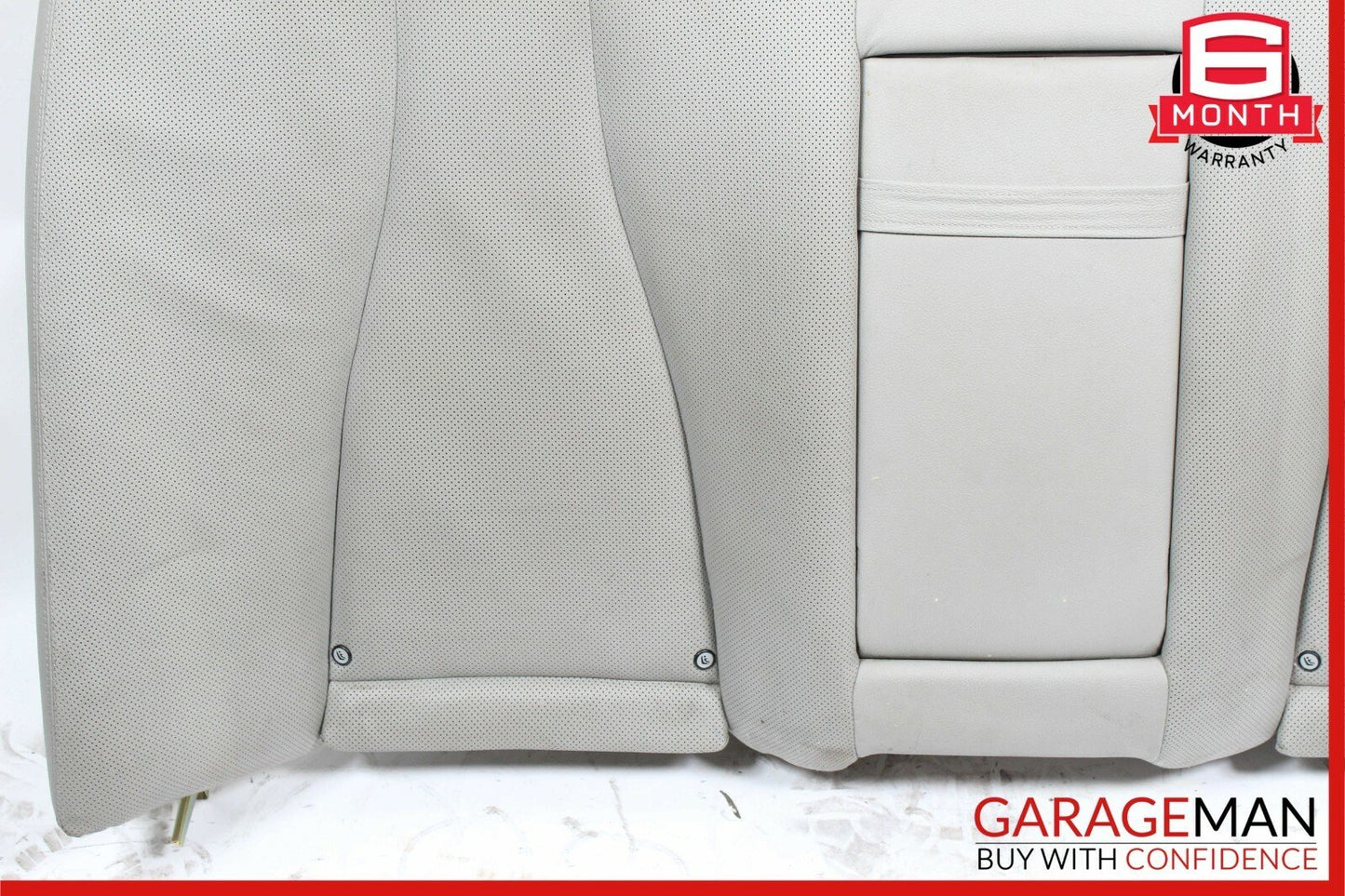 00-06 Mercedes W220 S430 Rear Top Upper Seat Cushion Cover Assembly Gray