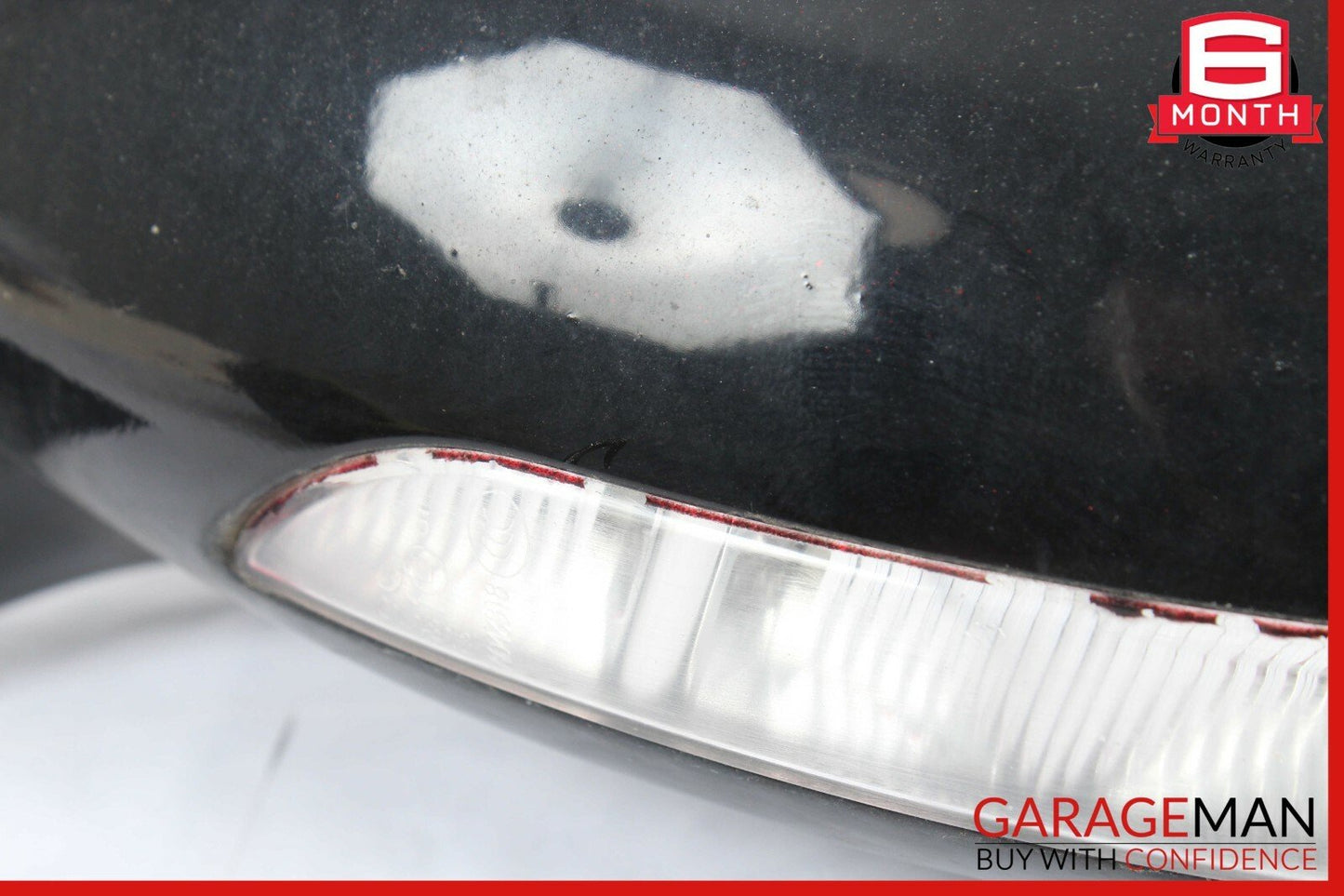 07-09 Mercedes W221 S550 Front Left Side Mirror Door Rear View Black OEM