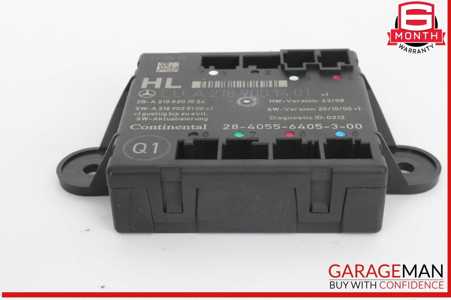 08-18 Mercedes W212 E350 C300 E550 Rear Left Side Door Control Module Unit