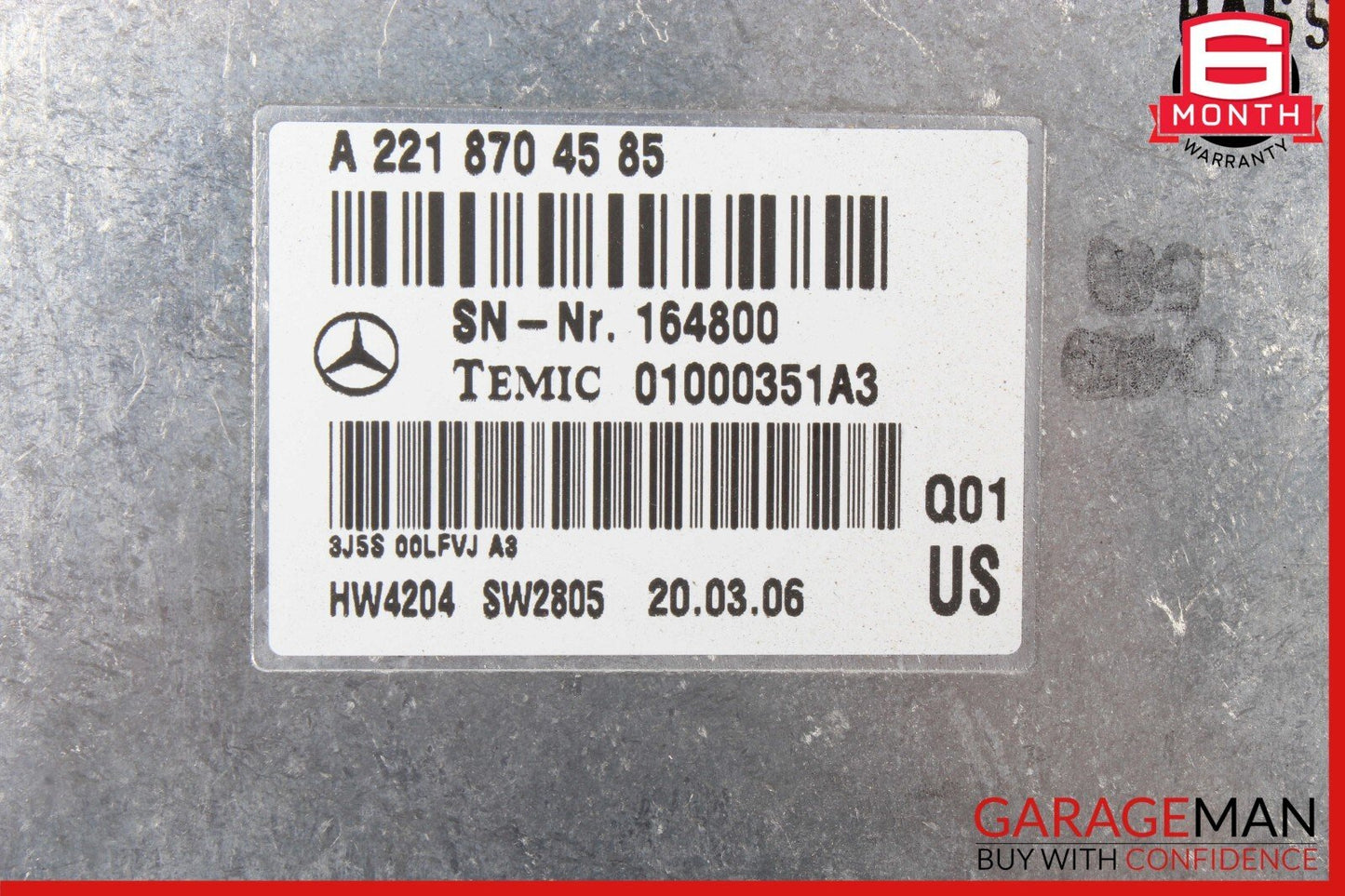 07-14 Mercedes W221 S550 CL550 S400 Voice Language Communication Control Module