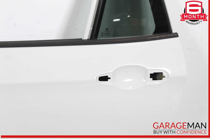 12-15 BMW X1 Rear Left Driver Side Door Shell White OEM