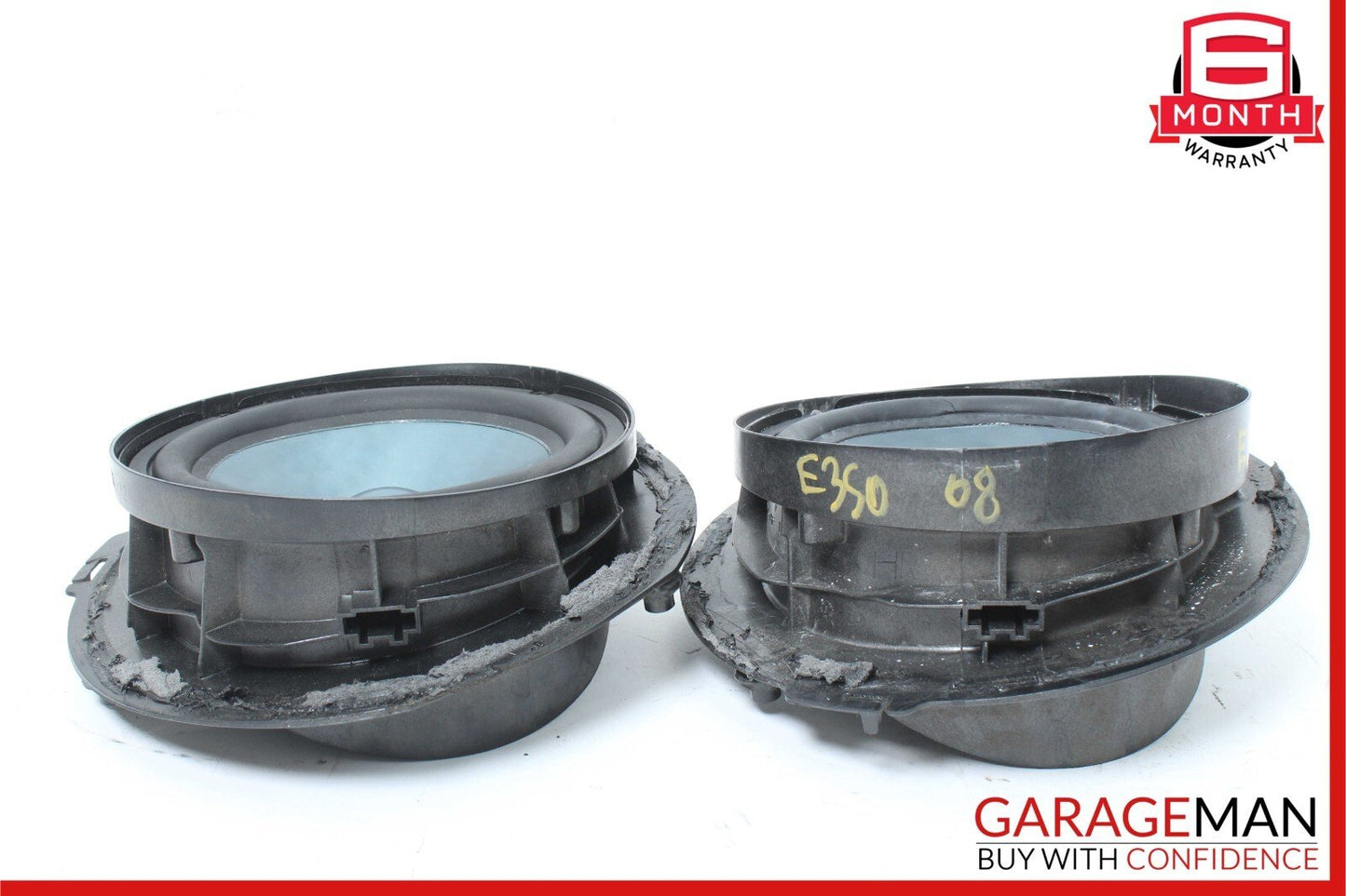 07-09 Mercedes W211 E350 Rear Right & Left Side Door Audio Sound Speakers Set