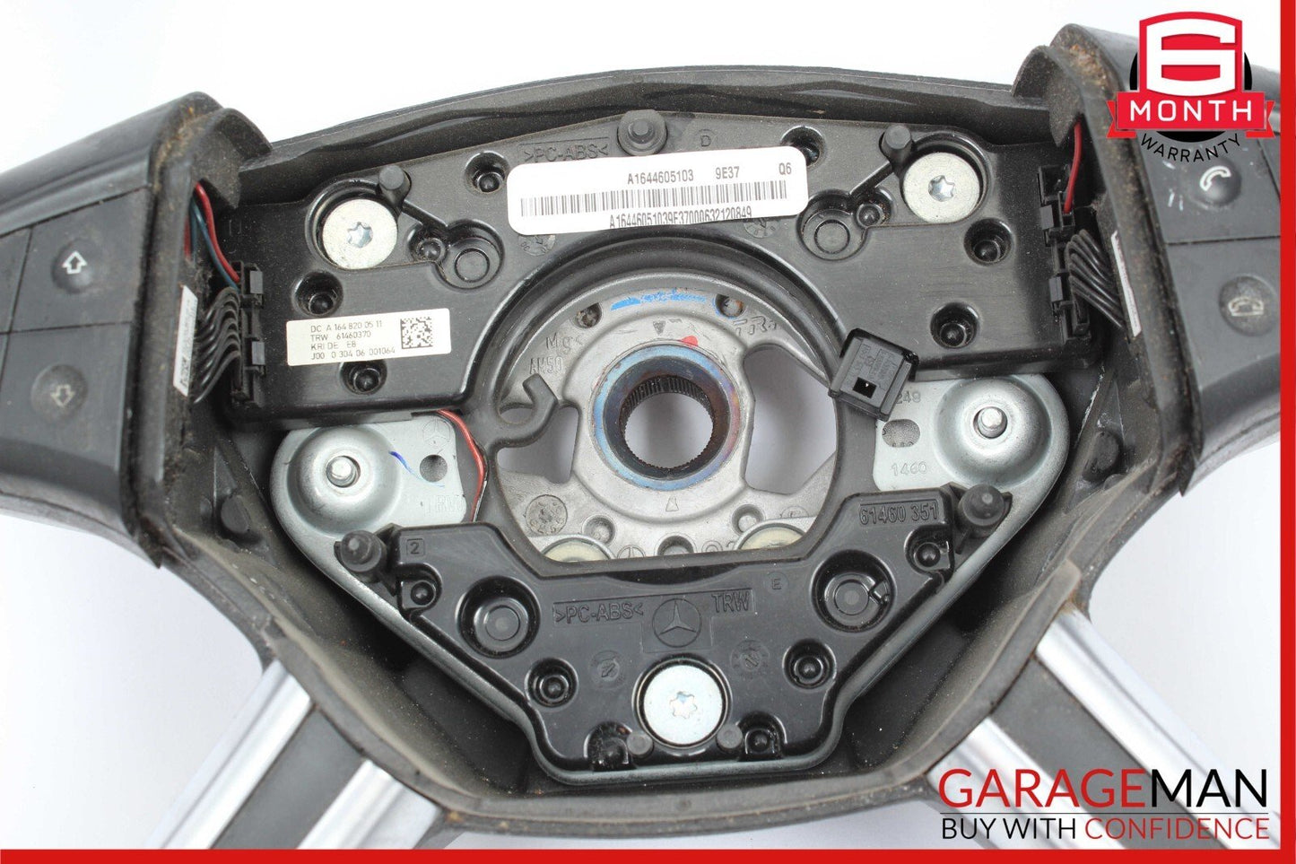 06-08 Mercedes X164 GL450 4Matic Steering Wheel Black 1644605103 OEM