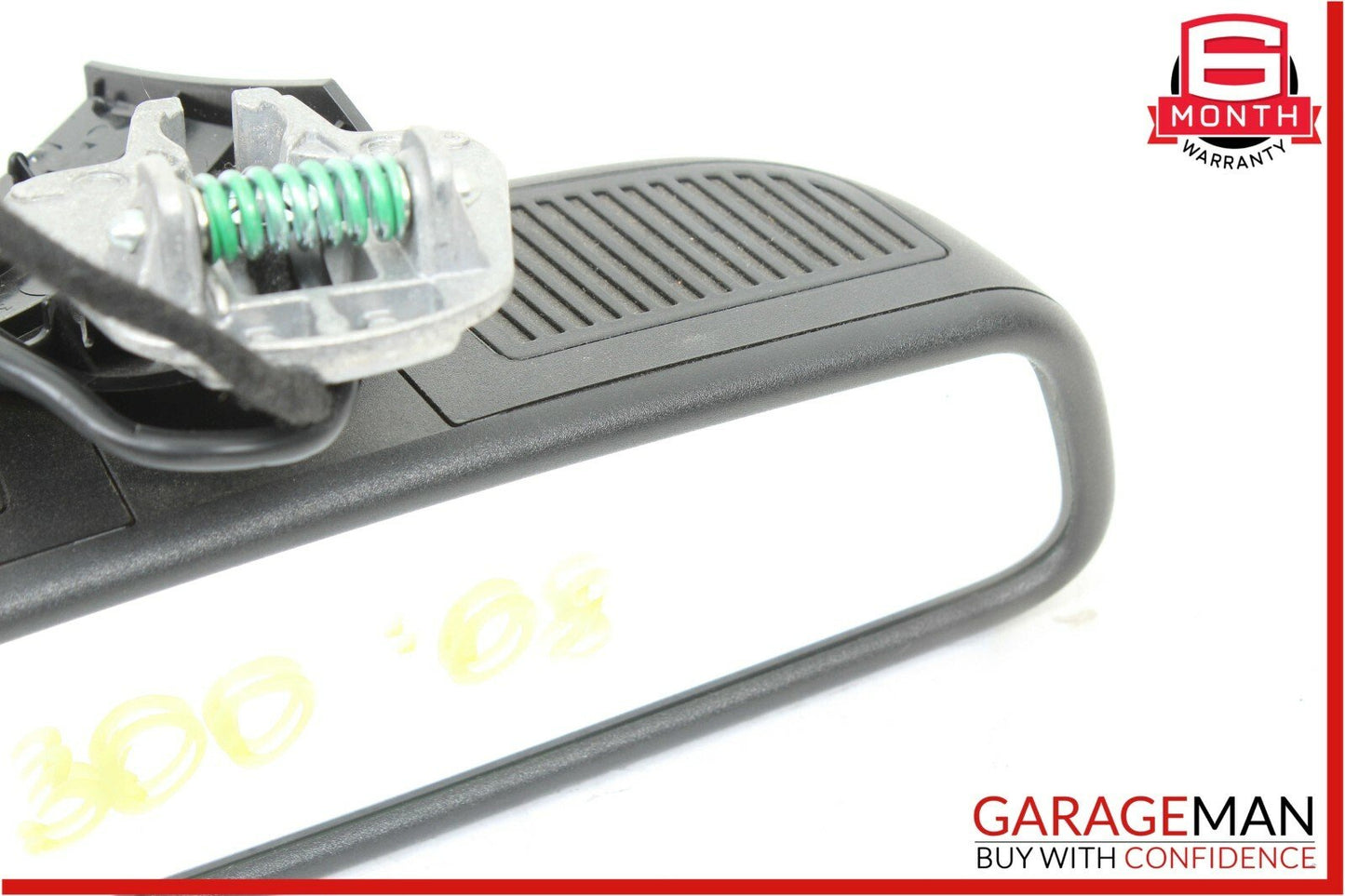 08-14 Mercedes W204 C250 C300 C350 Top Upper Rear View Mirror Assembly Black
