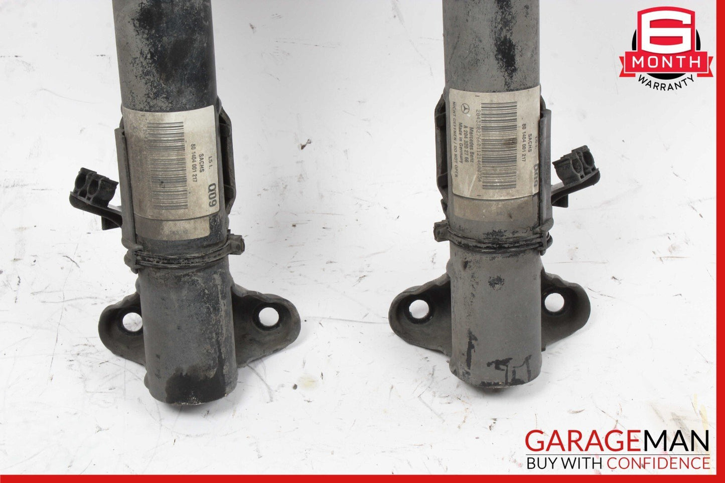 08-17 Mercedes W204 C250 Coupe Front Right & Left Shock Strut Absorber Set OEM