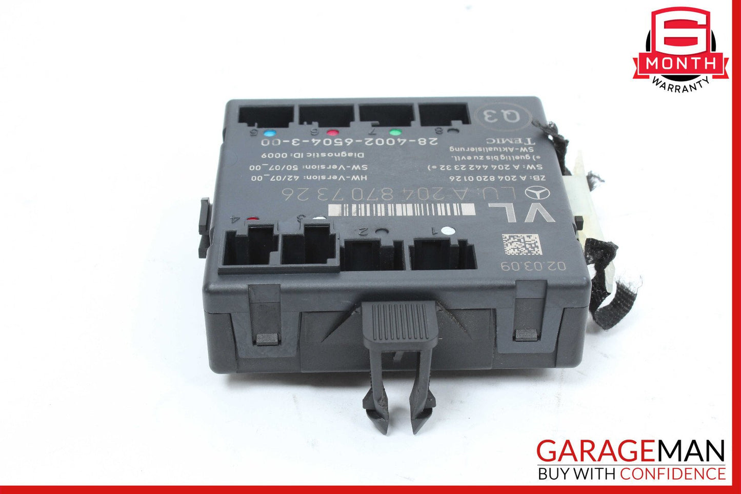 08-18 Mercedes W204 C250 E350 CLS400 Front Left Side Door Control Module OEM