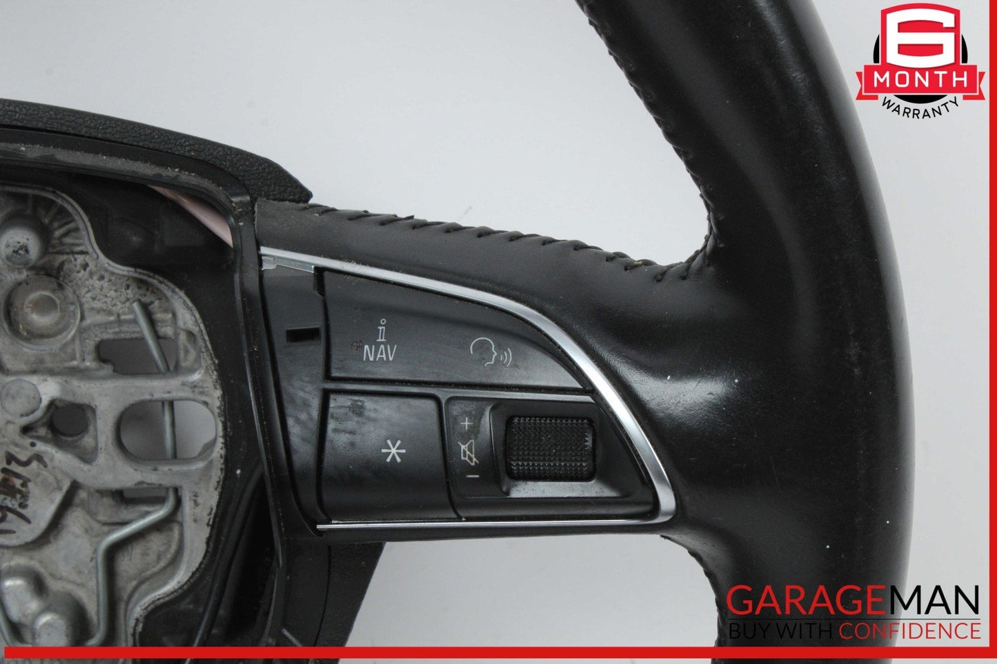 12-18 Audi S6 A7 Front Left Driver Side Steering Wheel Black 4G0419091M OEM