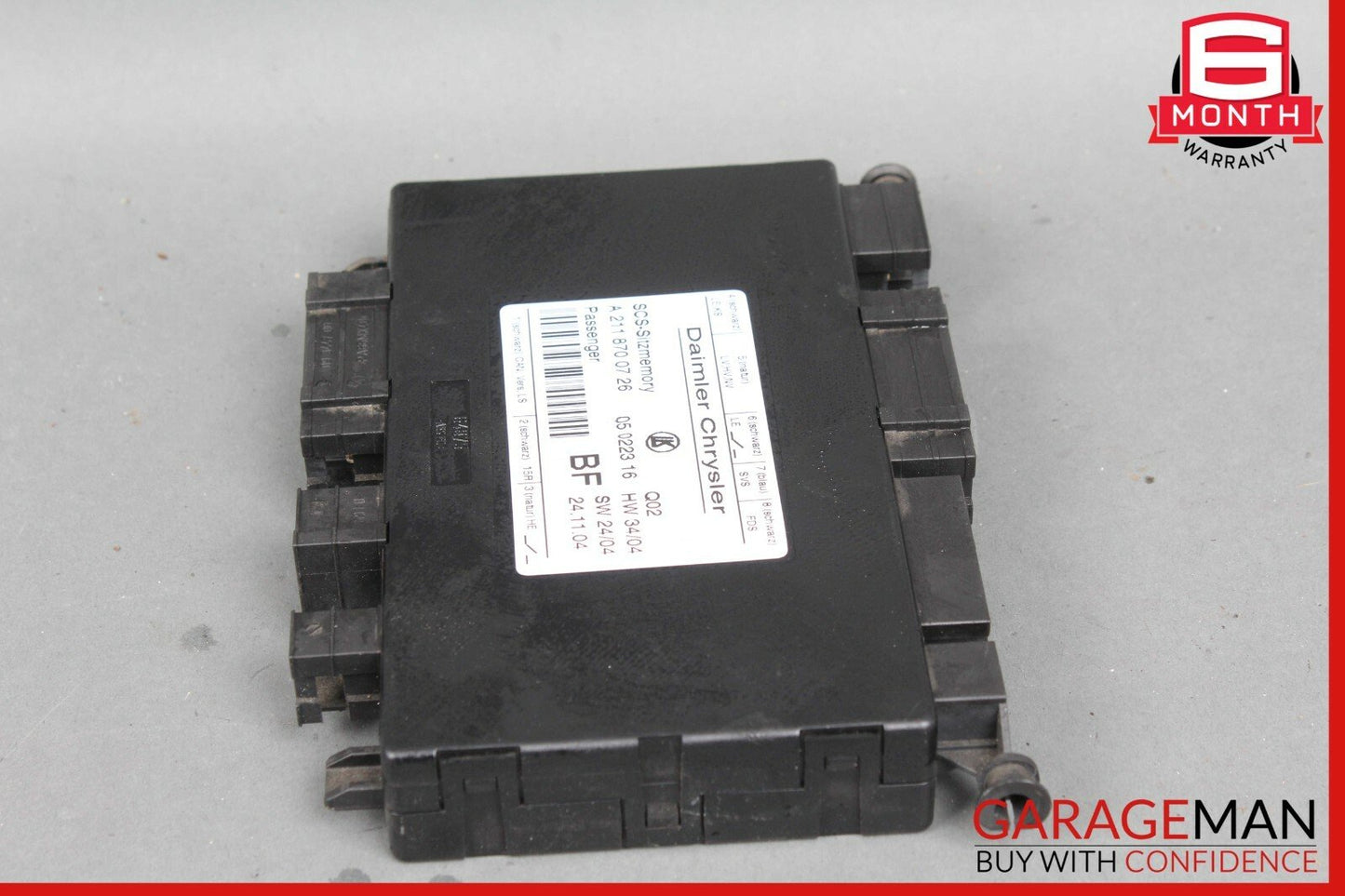 03-11 Mercedes W219 CLS550 E500 Front Right Passenger Side Seat Control Module