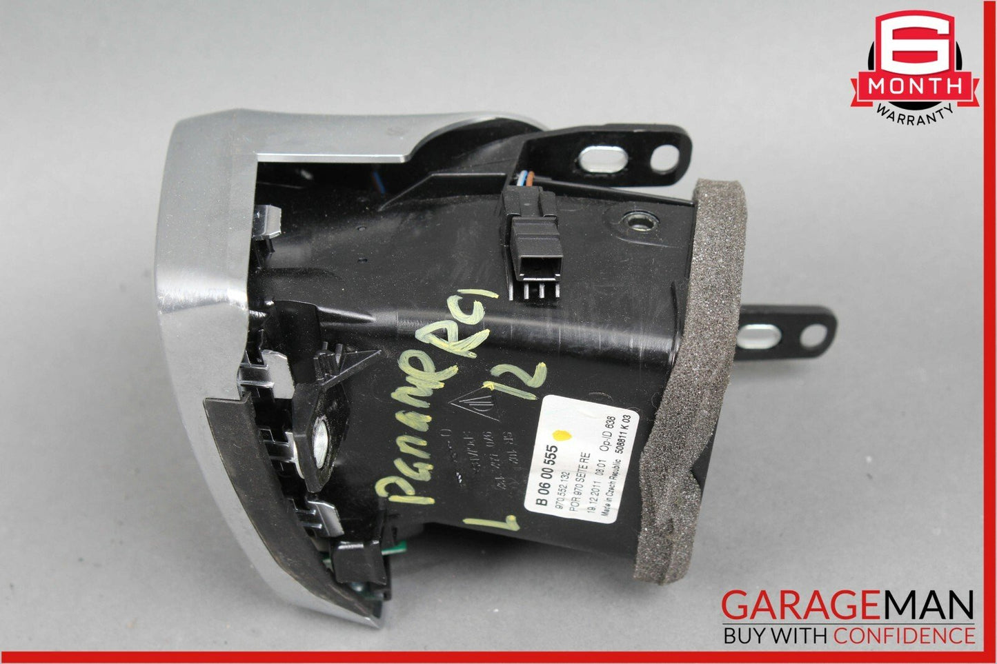 10-15 Porsche Panamera 970 Front Right Passenger Dash AC A/C Air Vent OEM