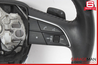 19-24 AUDI Q3 STEERING WHEEL BLACK LEATHER OEM 83A419091F