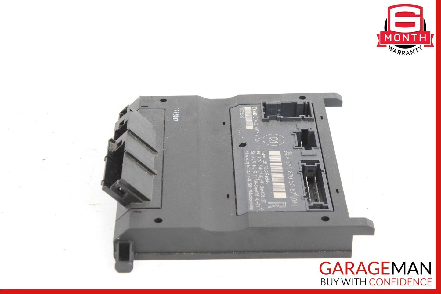 07-13 Mercedes W221 S550 S400 S350 Front Right Side Under Seat Control Unit OEM