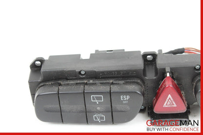 01-05 Mercedes W203 C320 Center ESP Hazard Control Switch Panel Assembly OEM