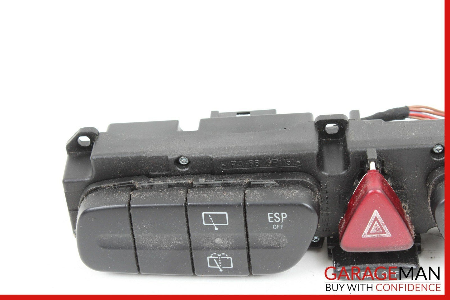01-05 Mercedes W203 C320 Center ESP Hazard Control Switch Panel Assembly OEM