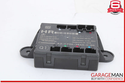 08-18 Mercedes W212 E350 4MATIC Rear Right Side Door Control Module Unit OEM