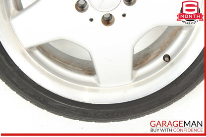 00-06 Mercedes W220 S500 CL55 AMG Rear Wheel Tire Rim 9.5x18H2 ET46 18" OEM