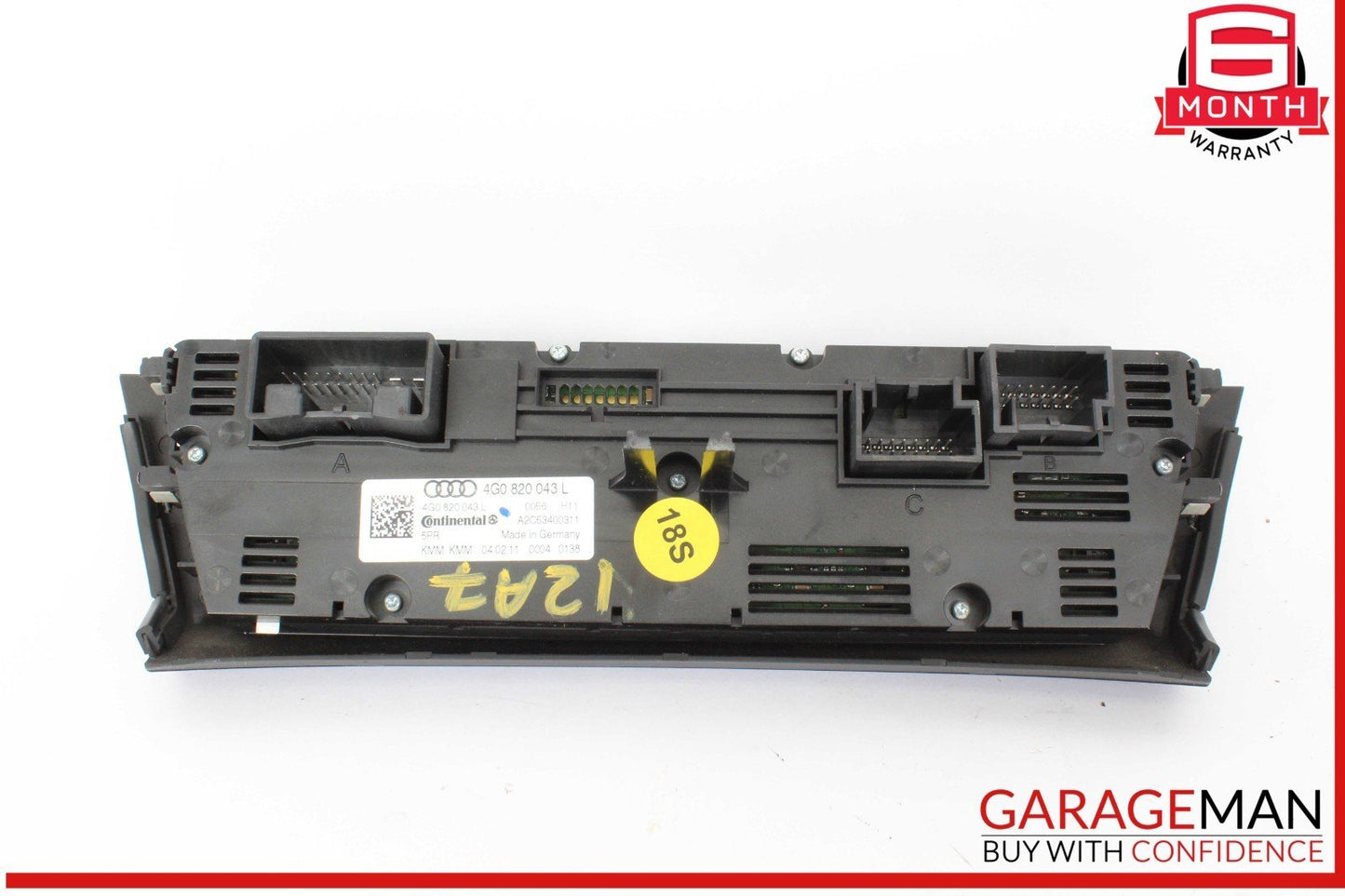 12-18 Audi A7 AC A/C Air Conditioning Heater Temperature Control Unit 4G0820043L
