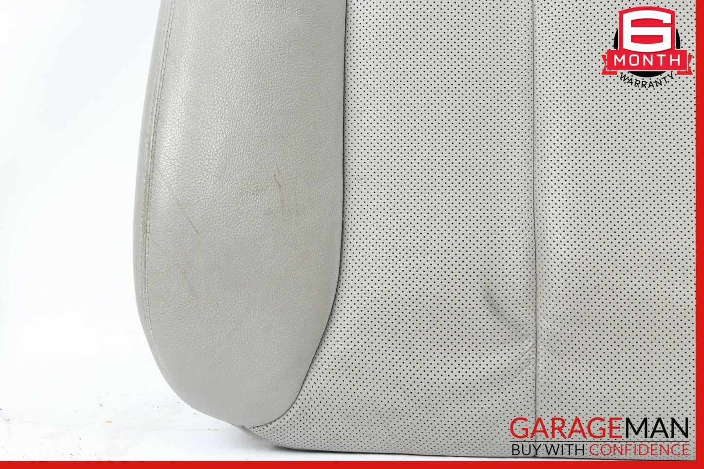 00-06 Mercedes W215 CL500 Front Right Side Top Upper Seat Cushion Cover Gray OEM