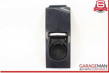 10-16 Porsche Panamera 970 E-Hybrid Rear Center Console Cupholder Panel Trim OEM