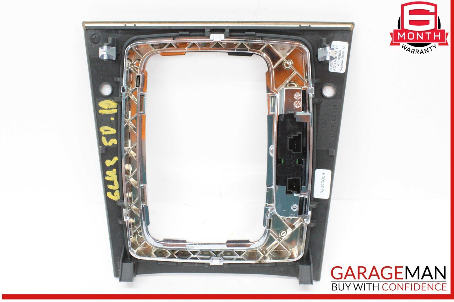 08-14 Mercedes X204 GLK350 4MATIC Center Console Shift Shifter Bezel Trim OEM