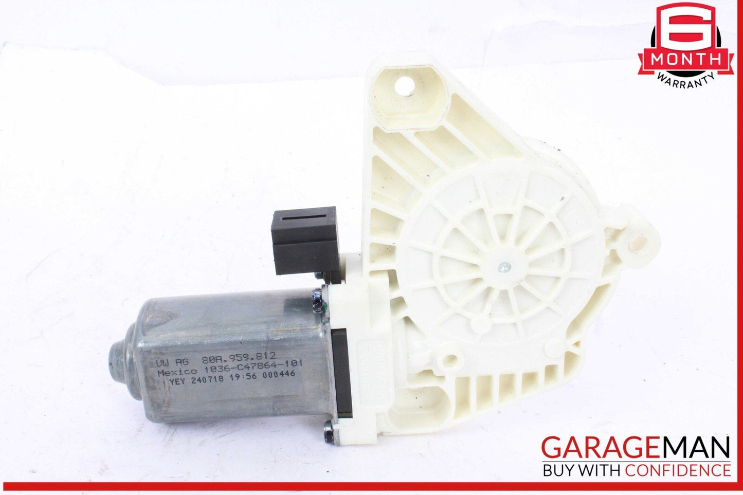 18-24 Audi Q5 Rear Left Driver Side Window Regulator Motor 80A959812 OEM