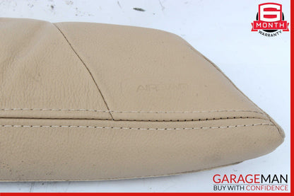 10-16 Porsche Panamera 970 Rear Left Side Seat Bolster Trim Module Assy Beige